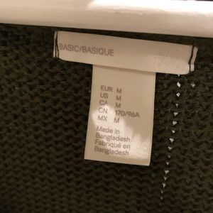 H&M Basic Olive Knit Jumper